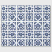 Ethnic folk ceramic tile in talavera style cadeaupapier (Vlak)