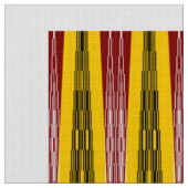 Ethnic Geometric Gold Stof (Close Up)