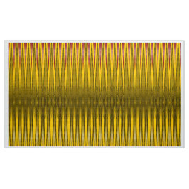 Ethnic Geometric Gold Stof