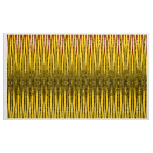 Ethnic Geometric Gold Stof (Yard (91,4 cm))