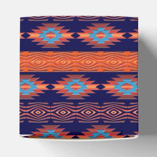 Ethnic Geometric Southwestern Bedankdoosjes (Bovenkant)