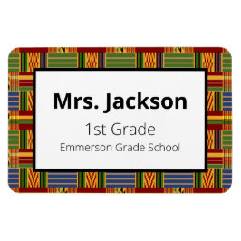 Ethnic Kente K84 Docent 1e rang Magneet
