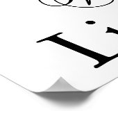 Ethnic Little Man Boy Baby shower Banner Poster (Hoek)