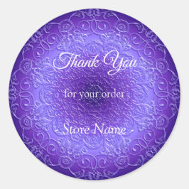 Ethnic Mandala Design Ronde Sticker