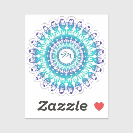 Ethnic Mandala Design Sticker (Vel)