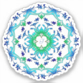 Ethnic Mandala Design Sticker (Voorkant)