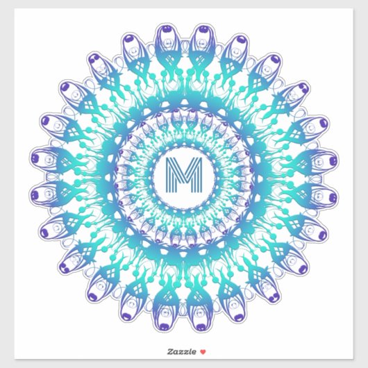 Ethnic Mandala Design Sticker (Vel)