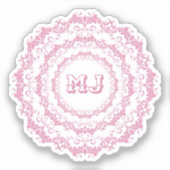 Ethnic Mandala Design Sticker (Voorkant)