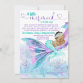 Ethnic Mermaid Mail Baby shower Kaart (Voorkant)