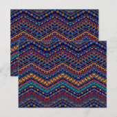 Ethnic Motifs Briefkaart (Voorkant / Achterkant)