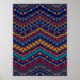 Ethnic Motifs Poster