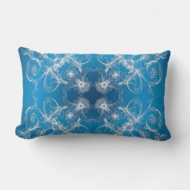 Ethnic Oriental Circle Ornament Kussen (Voorkant)
