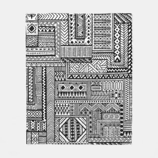 Ethnic Ornament Fleece Deken