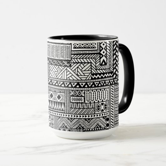 Ethnic Ornament Mok (Voorkant rechts)