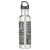 Ethnic Ornament Waterfles (Achterkant)