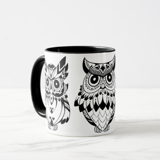 Ethnic Owl Mok (Voorkant links)