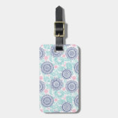 Ethnic Paisley Pattern Bagagelabel (Voorkant verticaal)