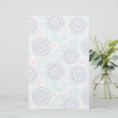 Ethnic Paisley Pattern Briefpapier (Staand voorkant)