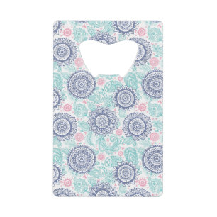 Ethnic Paisley Pattern Creditkaart Flessenopener