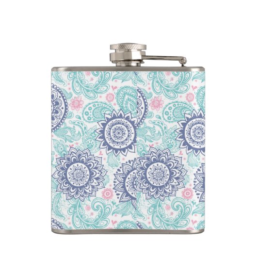 Ethnic Paisley Pattern Heupfles (Achterkant)