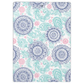 Ethnic Paisley Pattern Klembord (Achterkant)