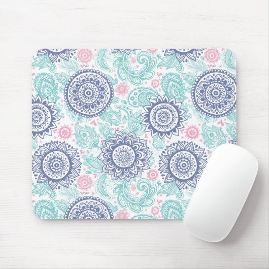 Ethnic Paisley Pattern Muismat (Met muis)