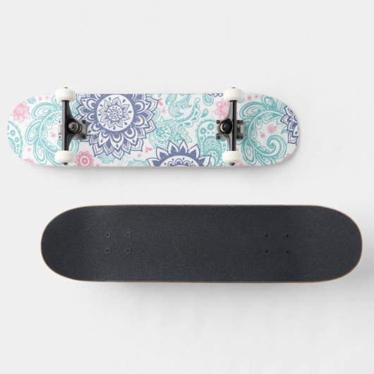 Ethnic Paisley Pattern Persoonlijk Skateboard (Horizontaal)
