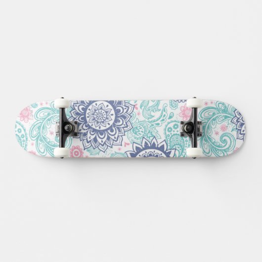 Ethnic Paisley Pattern Persoonlijk Skateboard (Horizontaal)