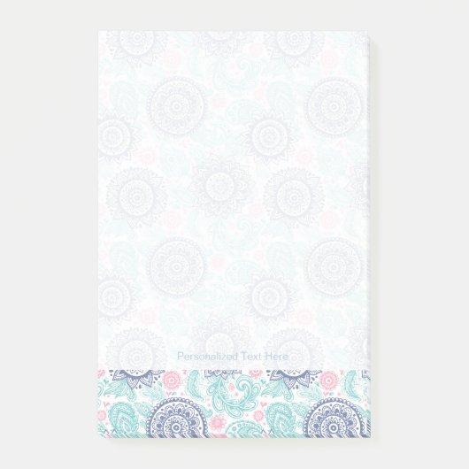 Ethnic Paisley Pattern Post-it® Notes (Voorkant)
