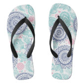 Ethnic Paisley Pattern Teenslippers (Voetbed)