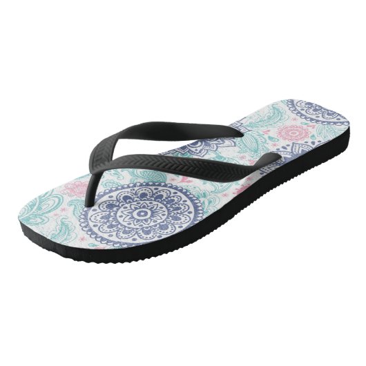 Ethnic Paisley Pattern Teenslippers (Schuin)
