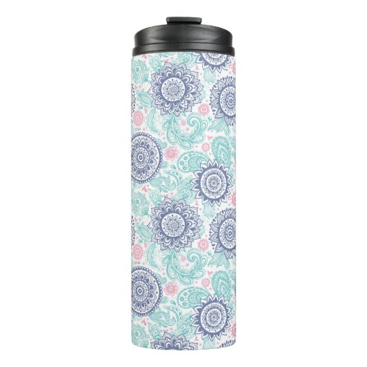 Ethnic Paisley Pattern Thermosbeker (Voorkant)