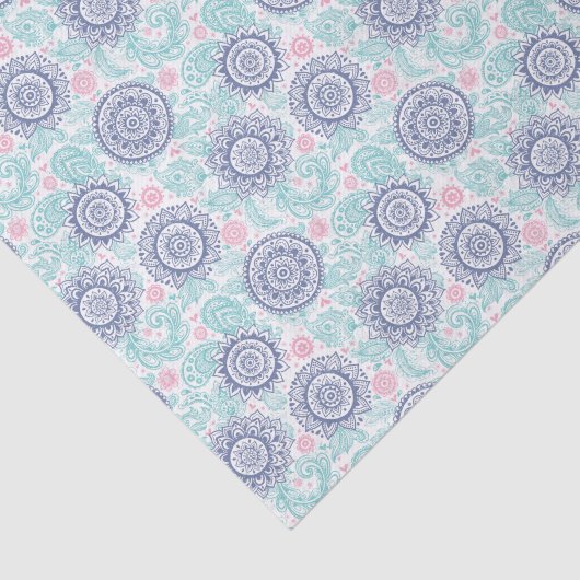 Ethnic Paisley Pattern Tissuepapier (Detail)