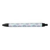 Ethnic Paisley Pattern Zwarte Inkt Pen (Voorkant)