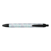 Ethnic Paisley Pattern Zwarte Inkt Pen (Achterkant)