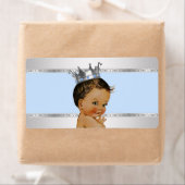 Ethnic Prince Baby shower Waterflesetiket Etiket (Insitu)