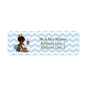 Ethnic Prince Phone Suitcase Baby shower Chevrons Etiket