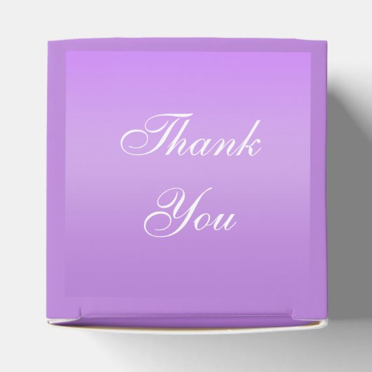 Ethnic Princess Baby shower Lavender Bedankdoosjes (Bovenkant)