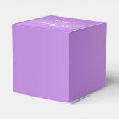 Ethnic Princess Baby shower Lavender Bedankdoosjes (Achterkant)