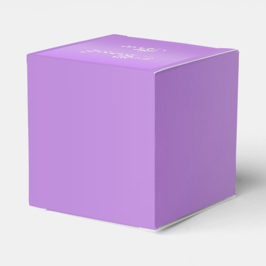 Ethnic Princess Baby shower Lavender Bedankdoosjes (Achterkant)