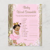 Ethnic Princess Tutu Baby shower Games (Voorkant)