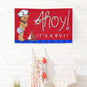 Ethnic Sailor Baby Nautical Baby shower Spandoek (Insitu)