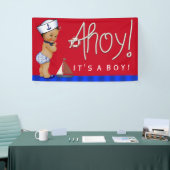 Ethnic Sailor Baby Nautical Baby shower Spandoek (Beurs)