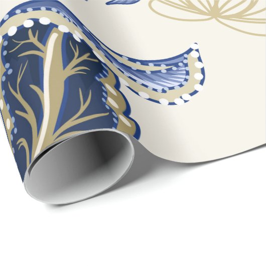 Ethnic seamless pattern with Indian ornament. Vint Cadeaupapier (Rol Hoek)