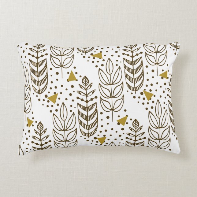Ethnic seamless pattern with stylish trees. Endles Accent Kussen (Voorkant)