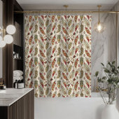Ethnic Shower Curtain Arrows and Feather Motif Douchegordijn