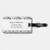 Ethnic Tribal Aztec Elephant Patroon Bagagelabel (Achterkant horizontaal)