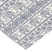 Ethnic Tribal Aztec Elephant Patroon Korte Tafelloper (Hoek)