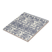 Ethnic Tribal Aztec Elephant Patroon Tegeltje (Zijkant)