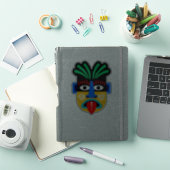 Ethnic Tribal Mask Sticker (iPad Cover)